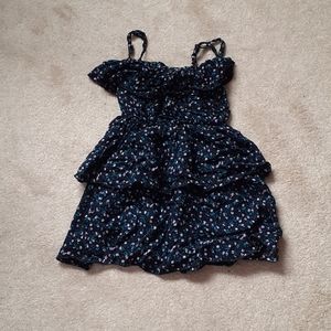Black flower dress
